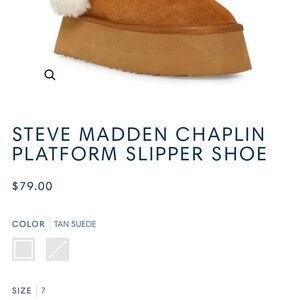 Steve Madden Chaplin Platform Slipper/Shoe